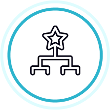 podium with star illustration